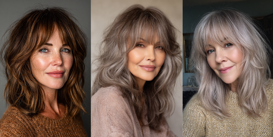 24 Stunning Medium Length Hairstyles for Women Over 60 With Bangs