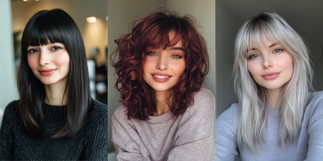 27 Must-See Medium Length Hairstyles with Bangs 2025