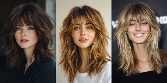 24 Stunning Medium Shag Haircuts with Bangs 2025