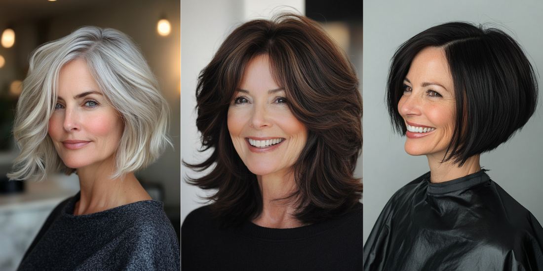 24 Stunning Neckline Length Haircuts for Older Women 2025