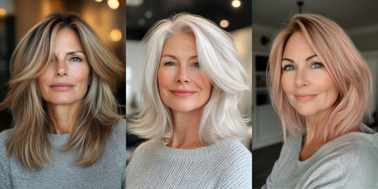 27 Refreshing Off the Shoulder Haircuts for Women Over 60 in 2025