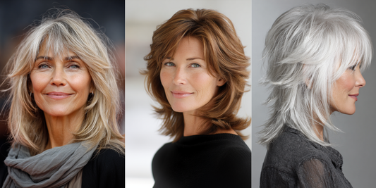 19 Gorgeous Shaggy Hairstyles for Older Women