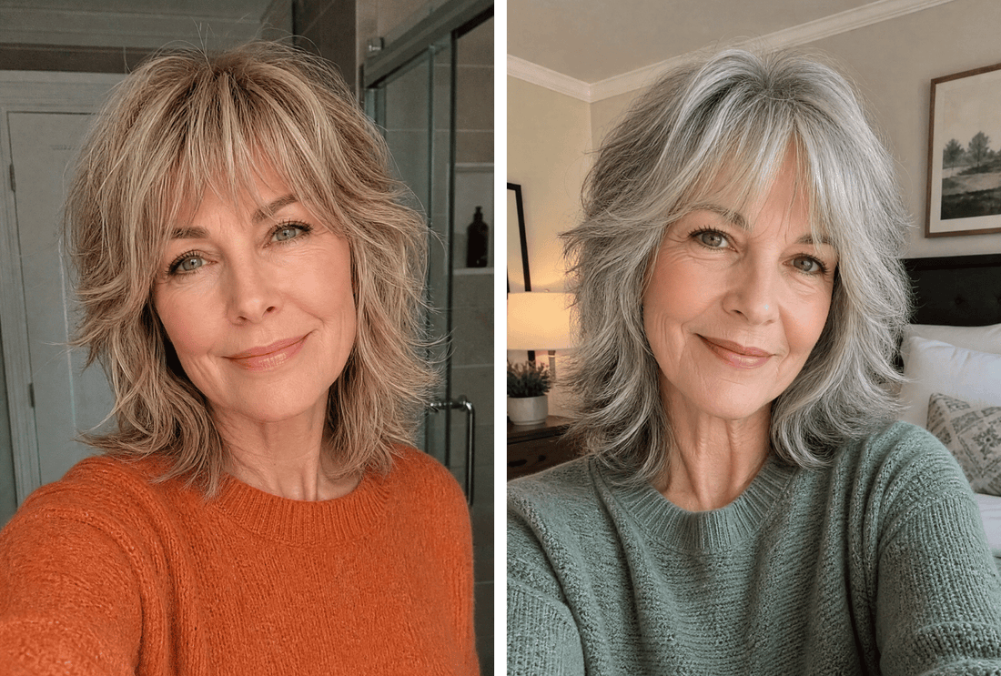 27 Crazy-Good Shaggy Hairstyles for Women Over 50