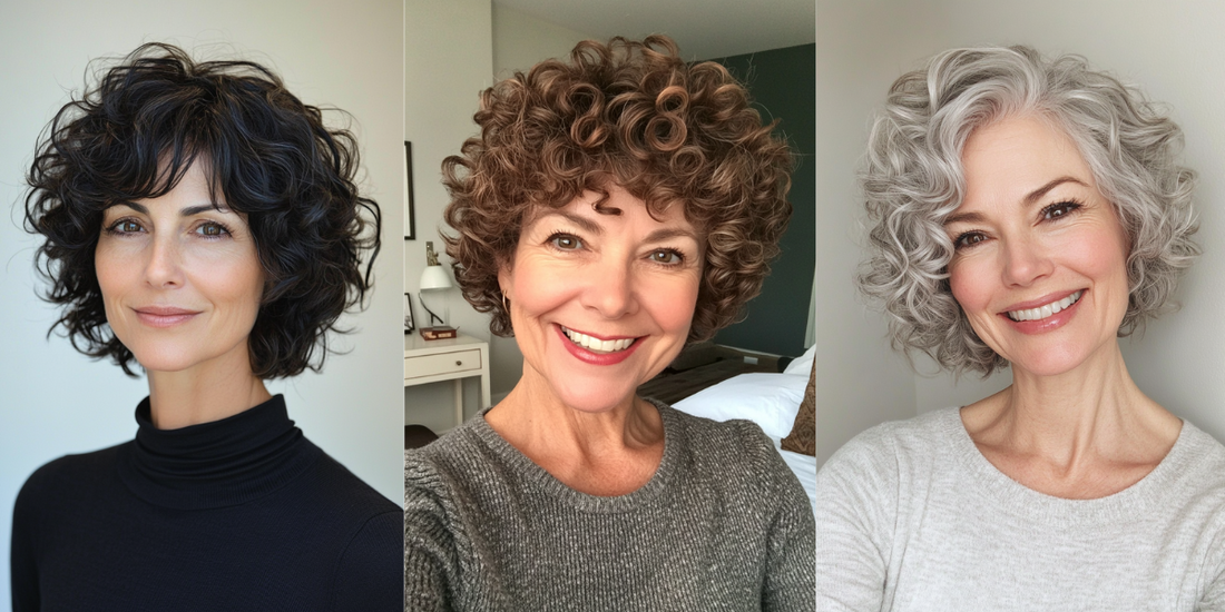 24 Stunning Short Curly Hairstyles for Older Women 2025