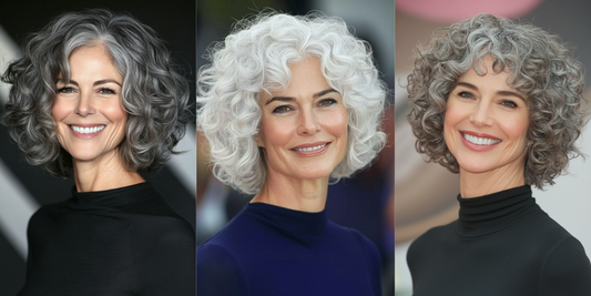 21 Stunning Short Curly Hairstyles for Women Over 50 with Gray Hair