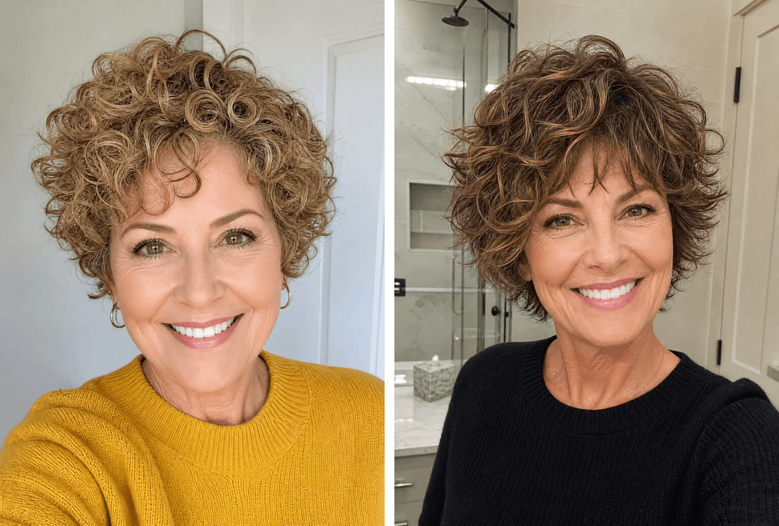 26 Trending Short Curly Hairstyles For Women Over 50