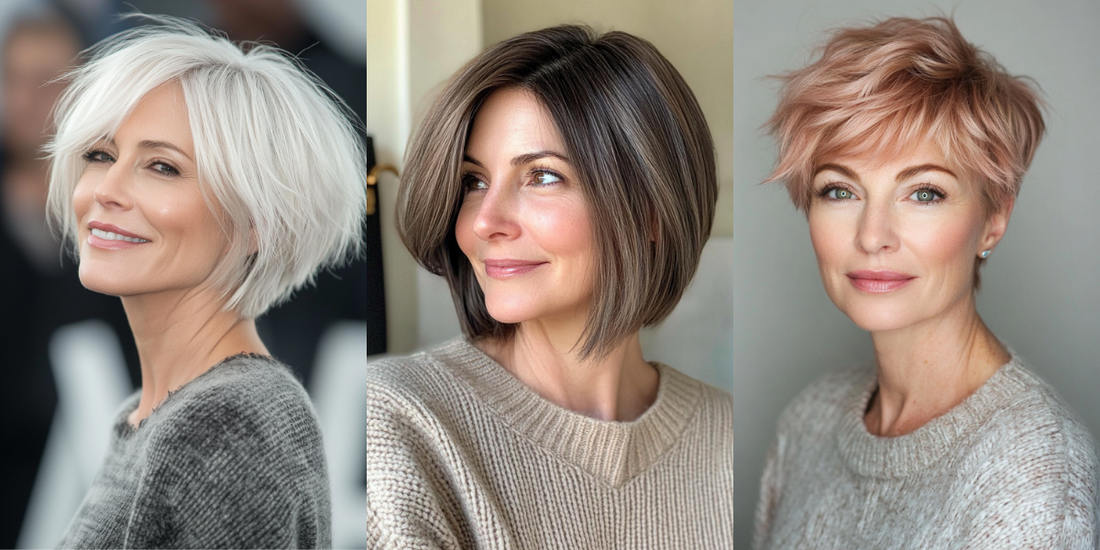 25+ Stylish Short Haircuts for Thinning Hair for Women Over 50 in 2025