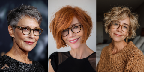 21 Chic Short Hairstyles for Women Over 50 with Glasses 2026