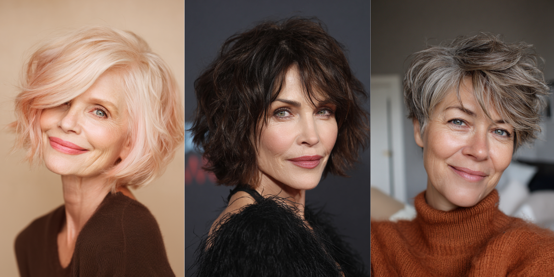 18 Fresh Short Hairstyles for Women Over 50 with Thin Hair