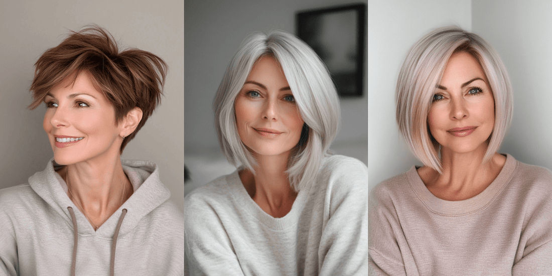 27 Crazy-Good Short Hairstyles for Women Over 50 with Thin Hair in 2025