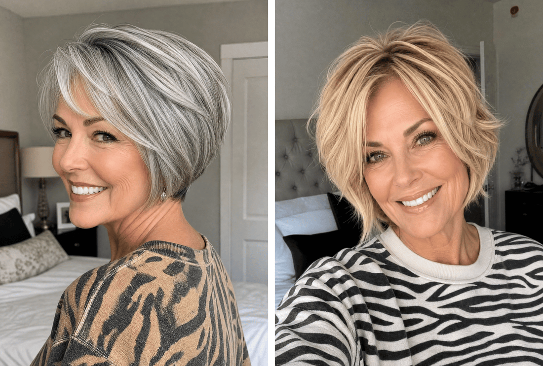 25+ Refreshing Short Layered Bob Hairstyles for Older Women