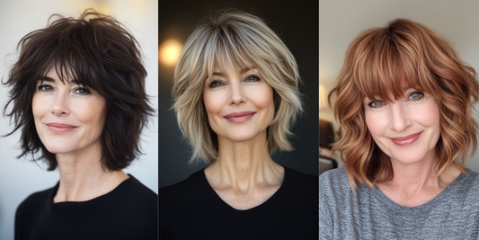 24 Stunning Short Shag Haircuts With Bangs For Older Women