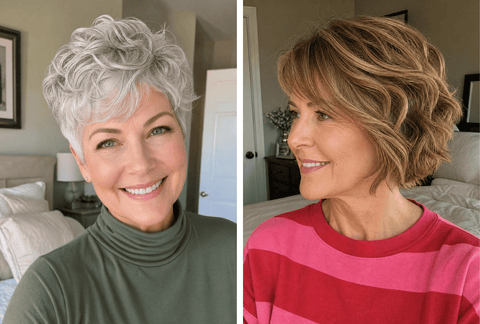 27 Brilliant Short Wavy Hairstyles for Women Over 50