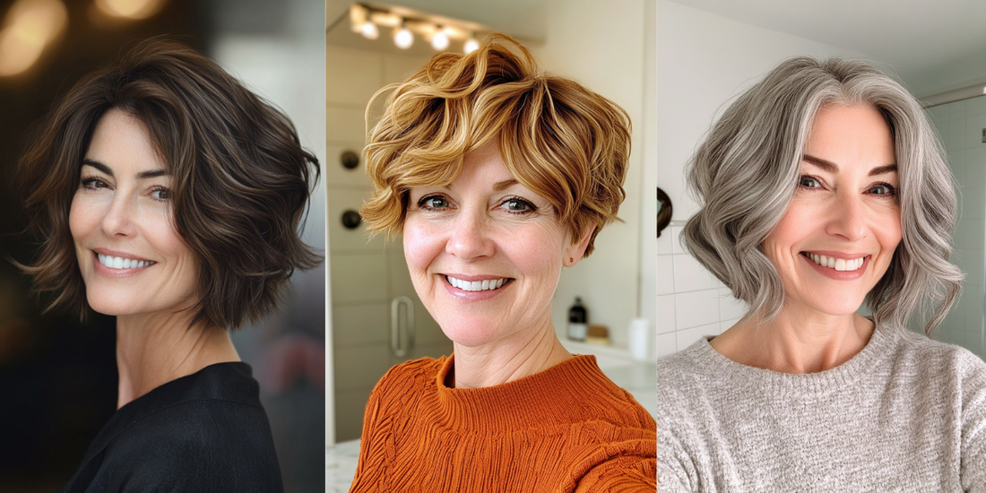 22 Stunning Short Wavy Hairstyles for Women Over 60