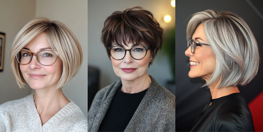 25+ Trendy Short Hairstyles for Women Over 50 with Glasses in 2025