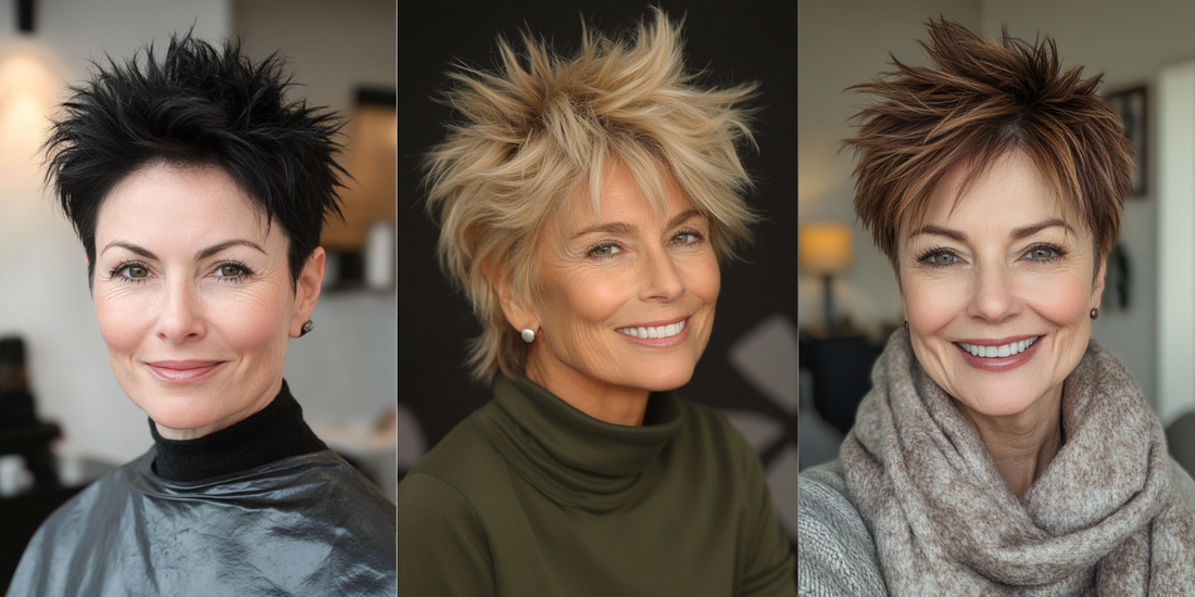 24 Stunning Spiky Hairstyles for Women Over 60 2025