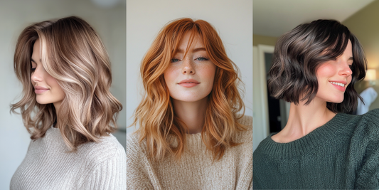 27 Stylish Wavy Haircuts with Curtain Bangs in 2025