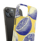 Indigo Citrus - Slim Phone Case