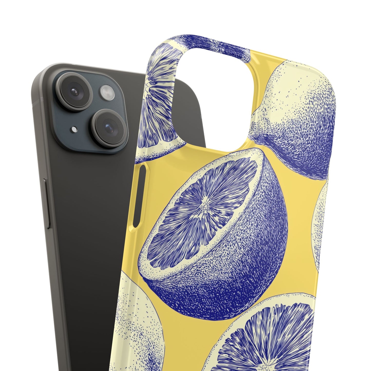 Indigo Citrus - Slim Phone Case