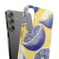 Indigo Citrus - Slim Phone Case