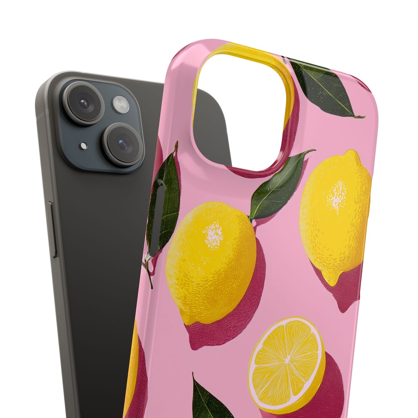 Retro Lemon - Slim Phone Case