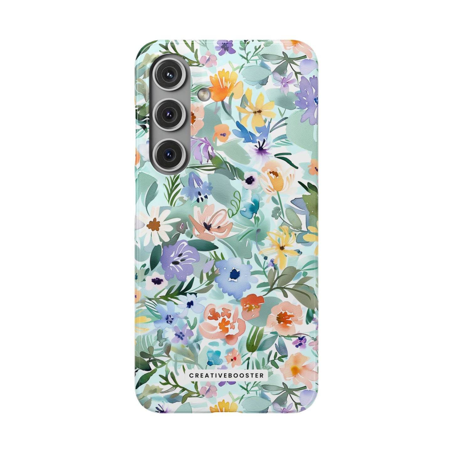 Watercolor Meadow - Slim Phone Case