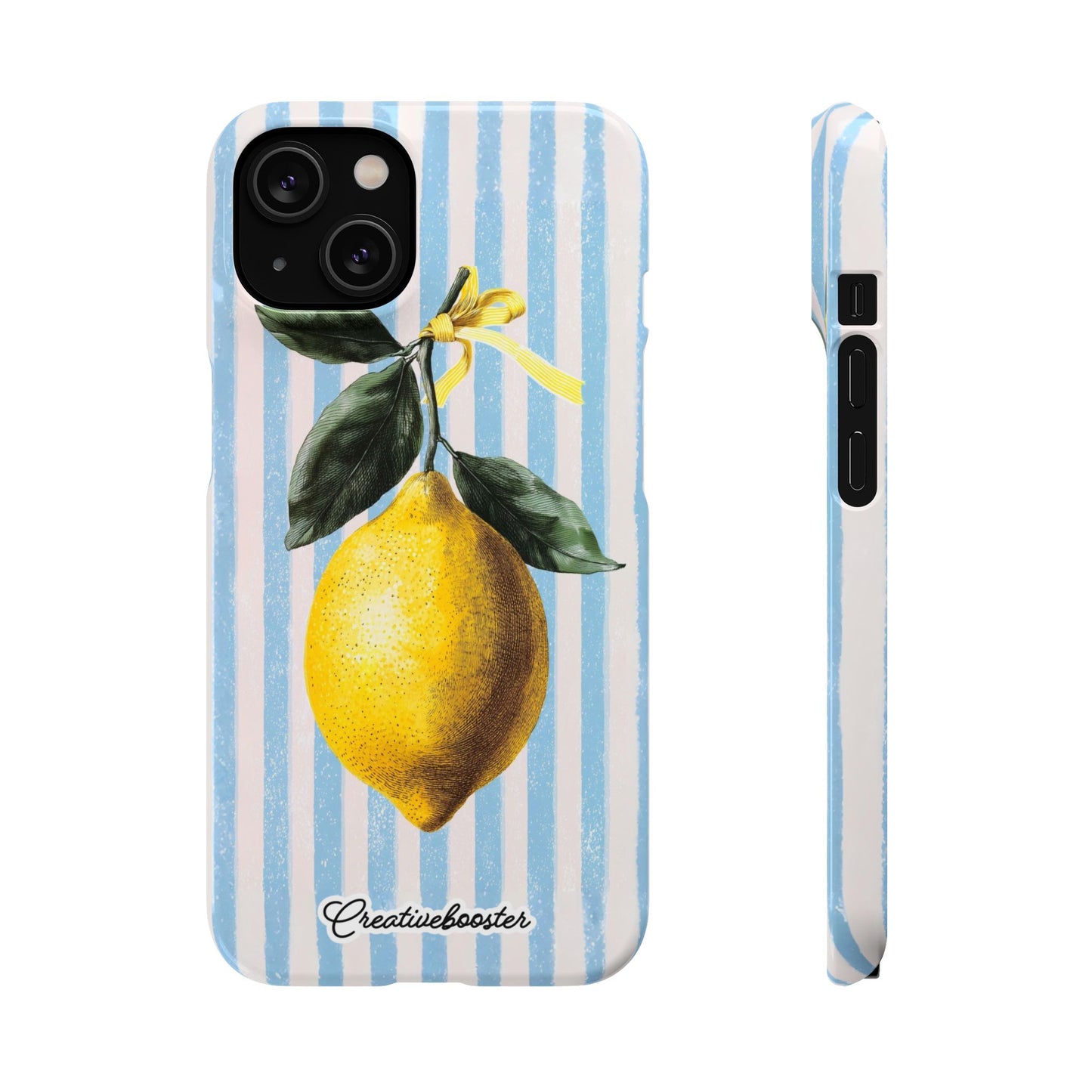 Ribbon Lemon - Slim Phone Case