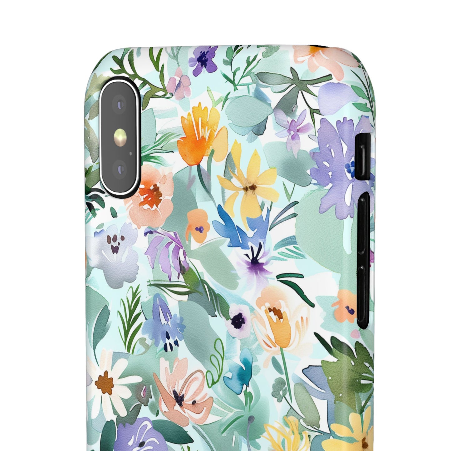 Watercolor Meadow - Slim Phone Case