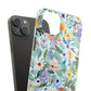 Watercolor Meadow - Slim Phone Case