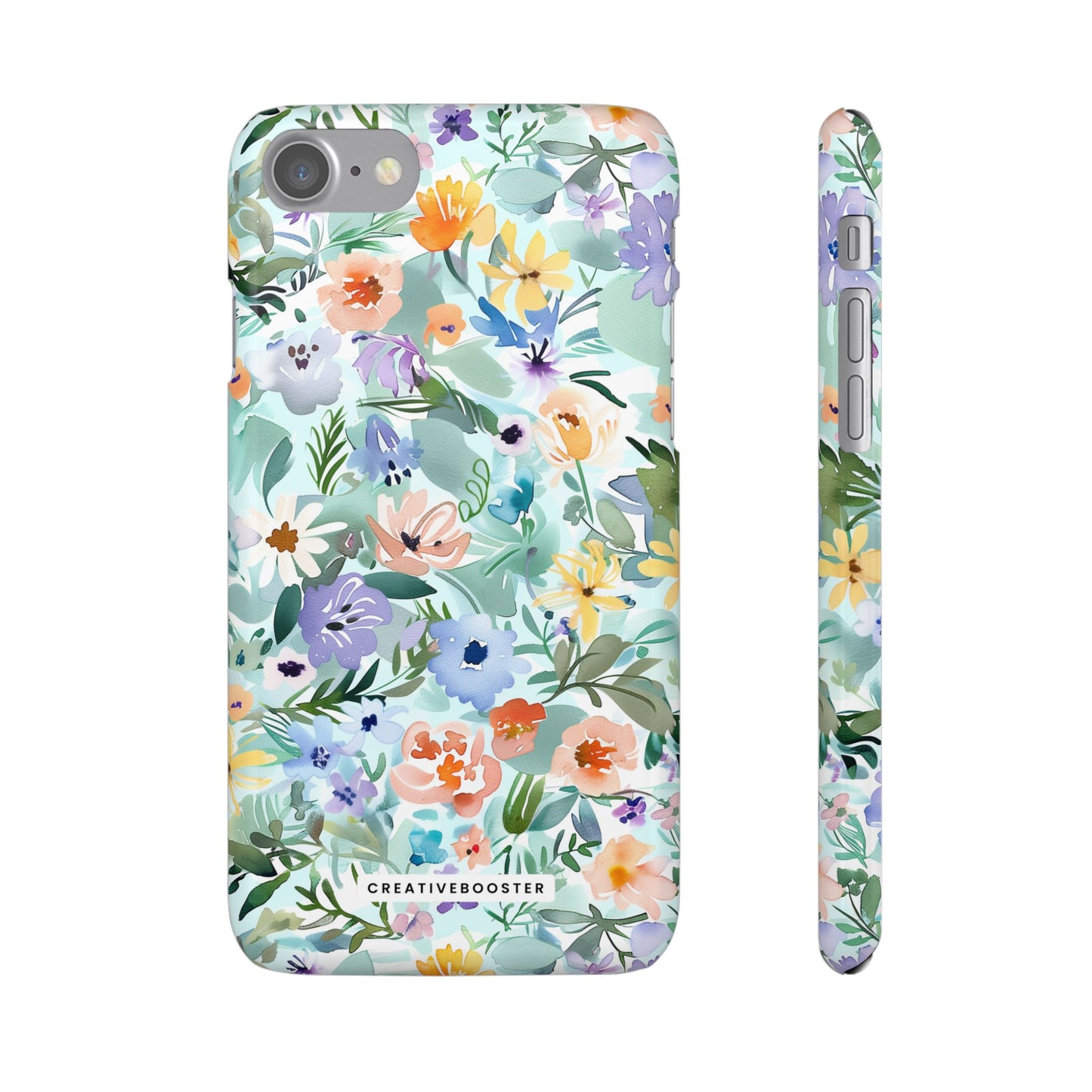 Watercolor Meadow - Slim Phone Case