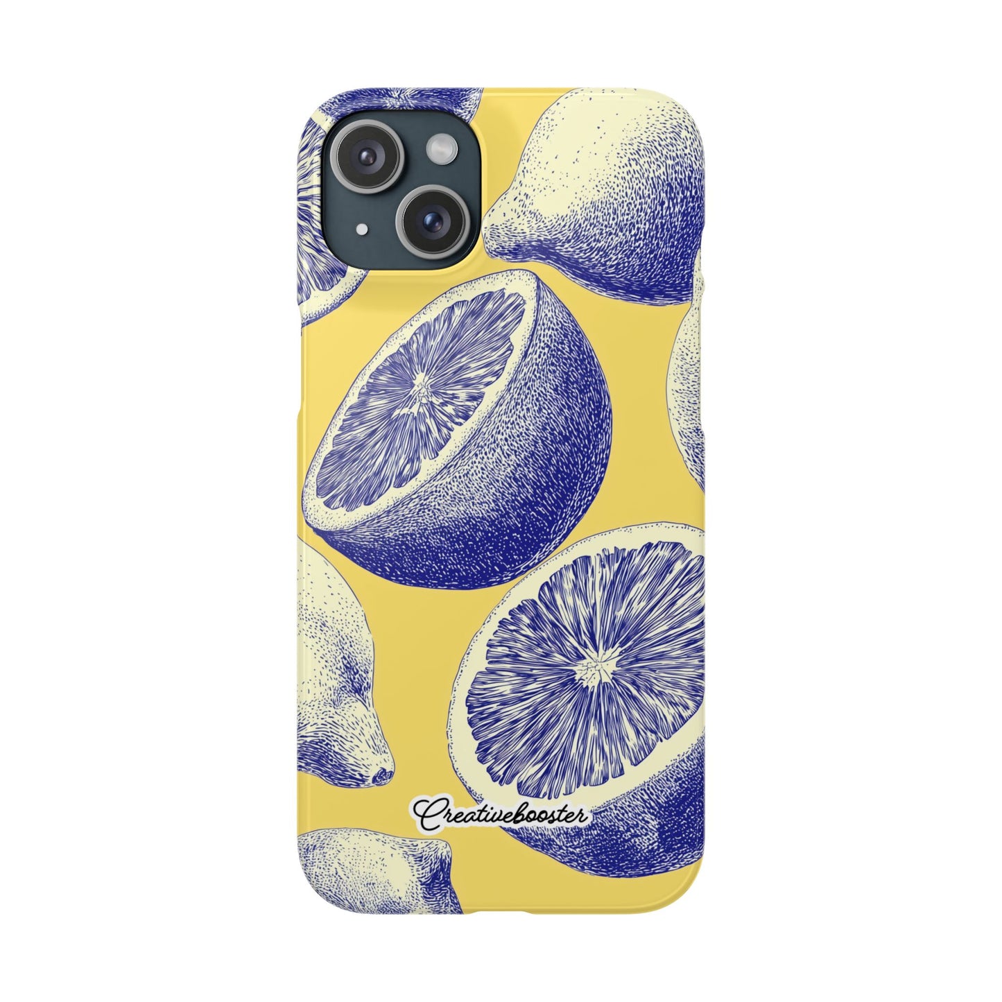 Indigo Citrus - Slim Phone Case