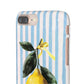 Ribbon Lemon - Slim Phone Case