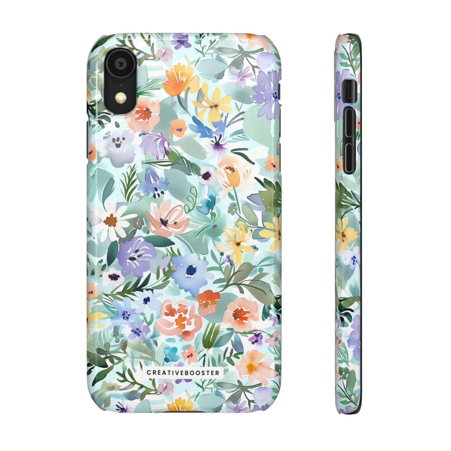 Watercolor Meadow - Slim Phone Case