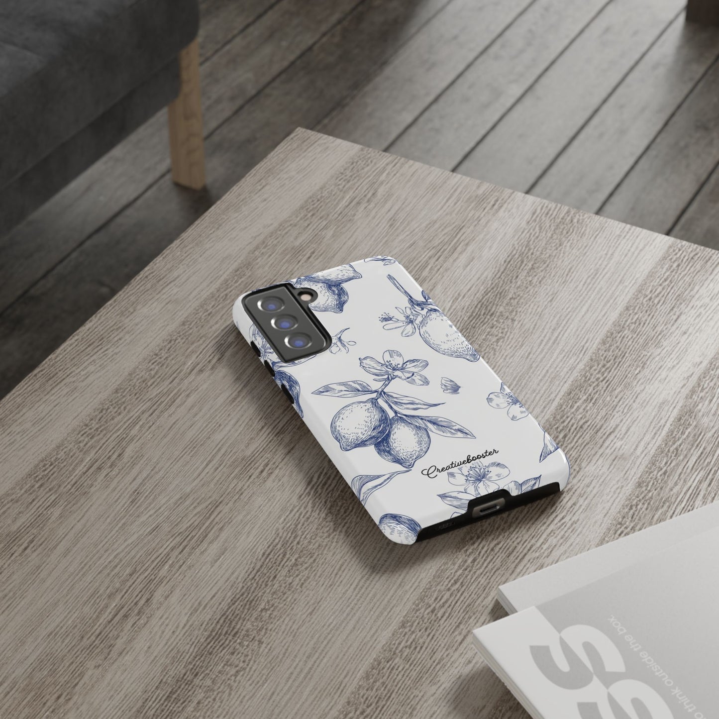 Indigo Sketch - Tough Phone Case