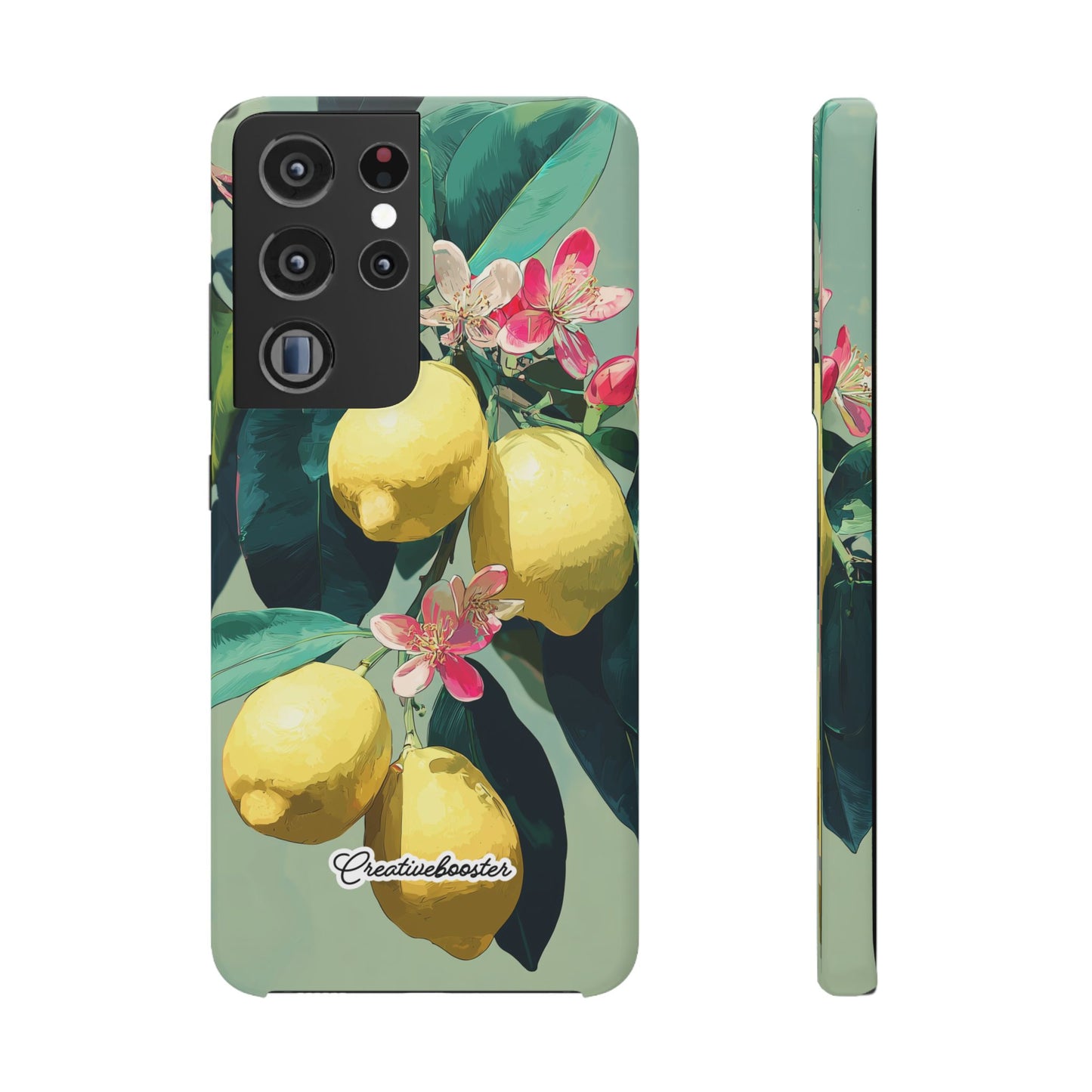 Lemon Bloom - Slim Phone Case