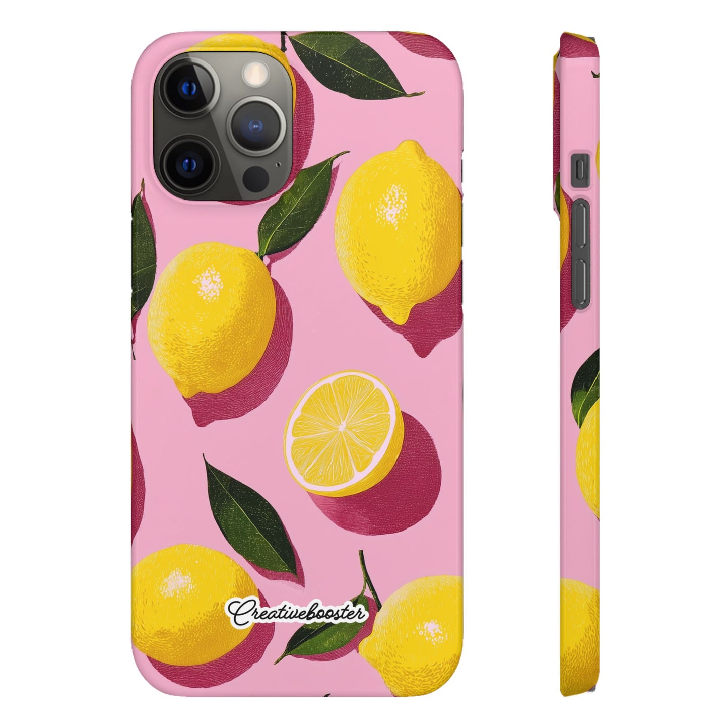 Retro Lemon - Slim Phone Case