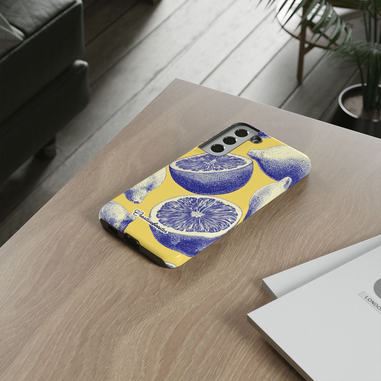 Indigo Citrus - Tough Phone Case