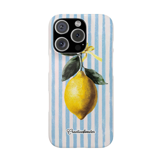 Ribbon Lemon - Slim Phone Case