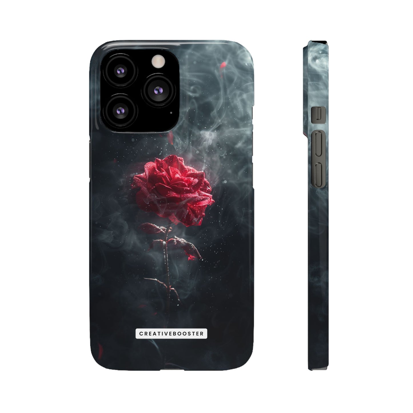Midnight Rose - Slim Phone Case
