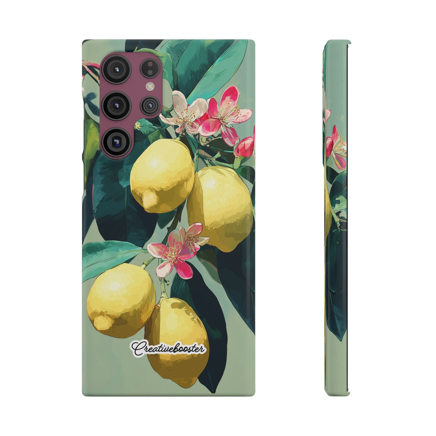 Lemon Bloom - Slim Phone Case