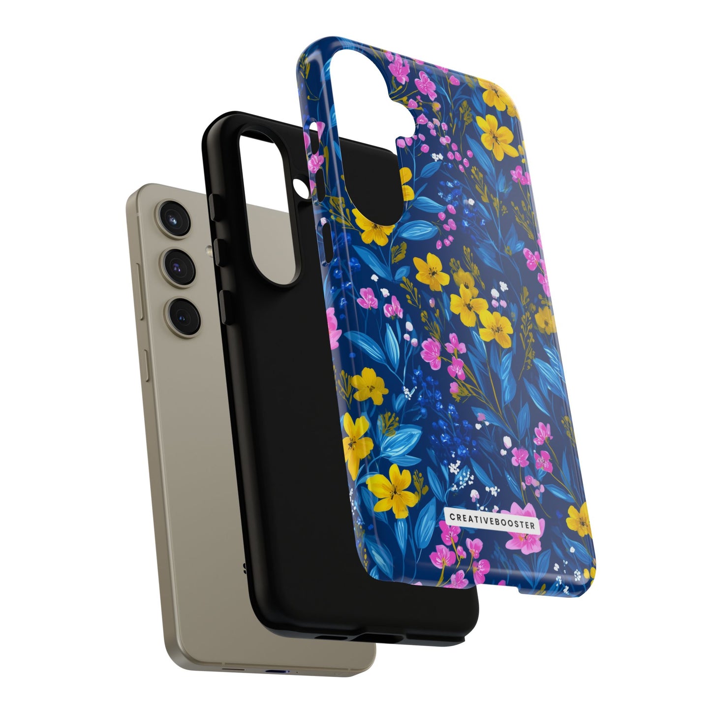 Midnight Petals - Tough Phone Case