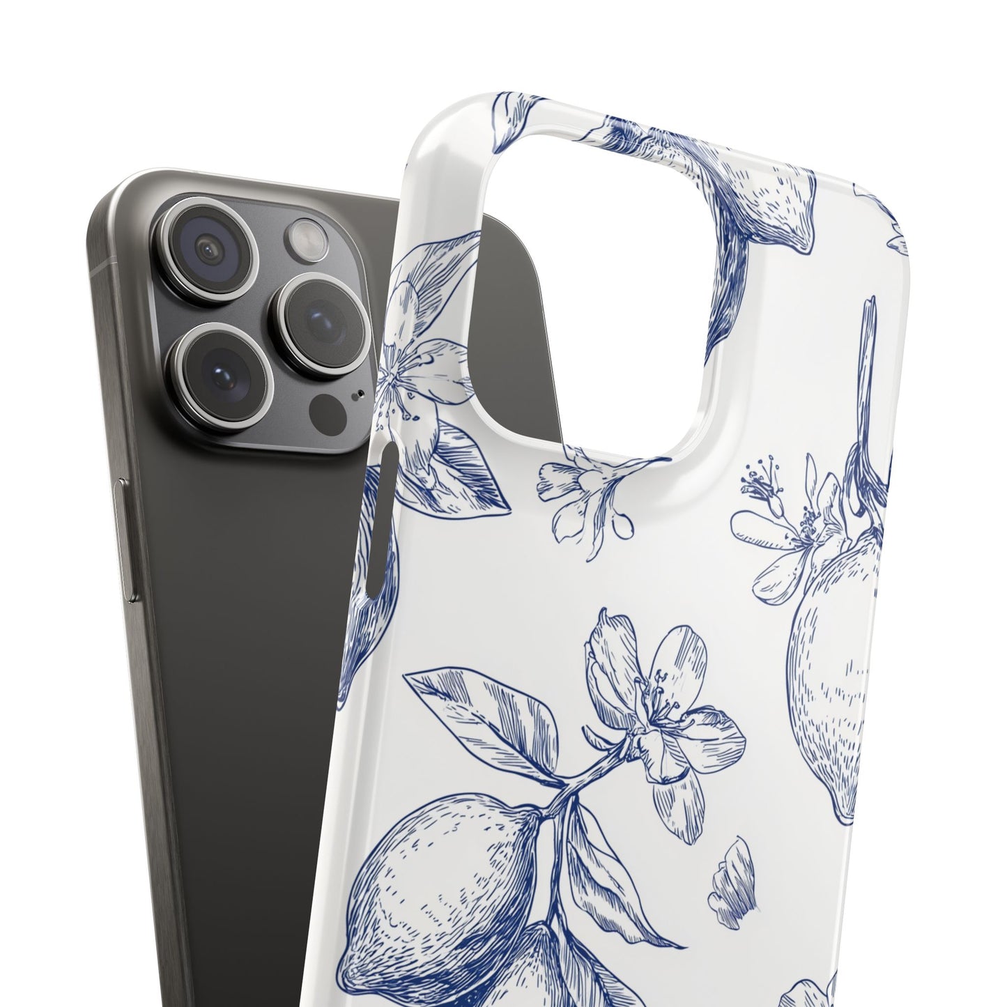 Indigo Sketch - Slim Phone Case