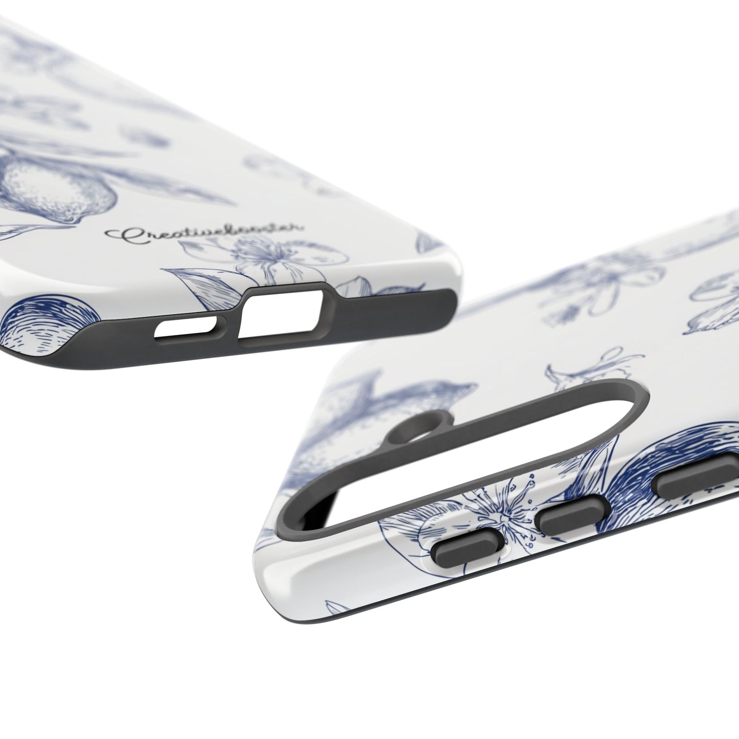 Indigo Sketch - Tough Phone Case