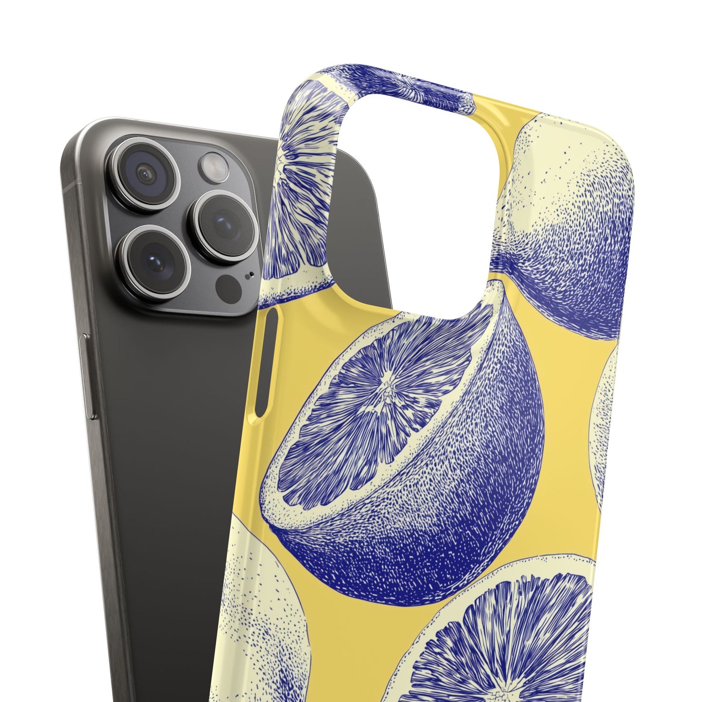 Indigo Citrus - Slim Phone Case