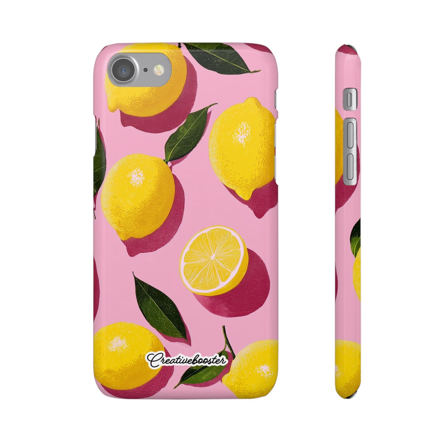 Retro Lemon - Slim Phone Case