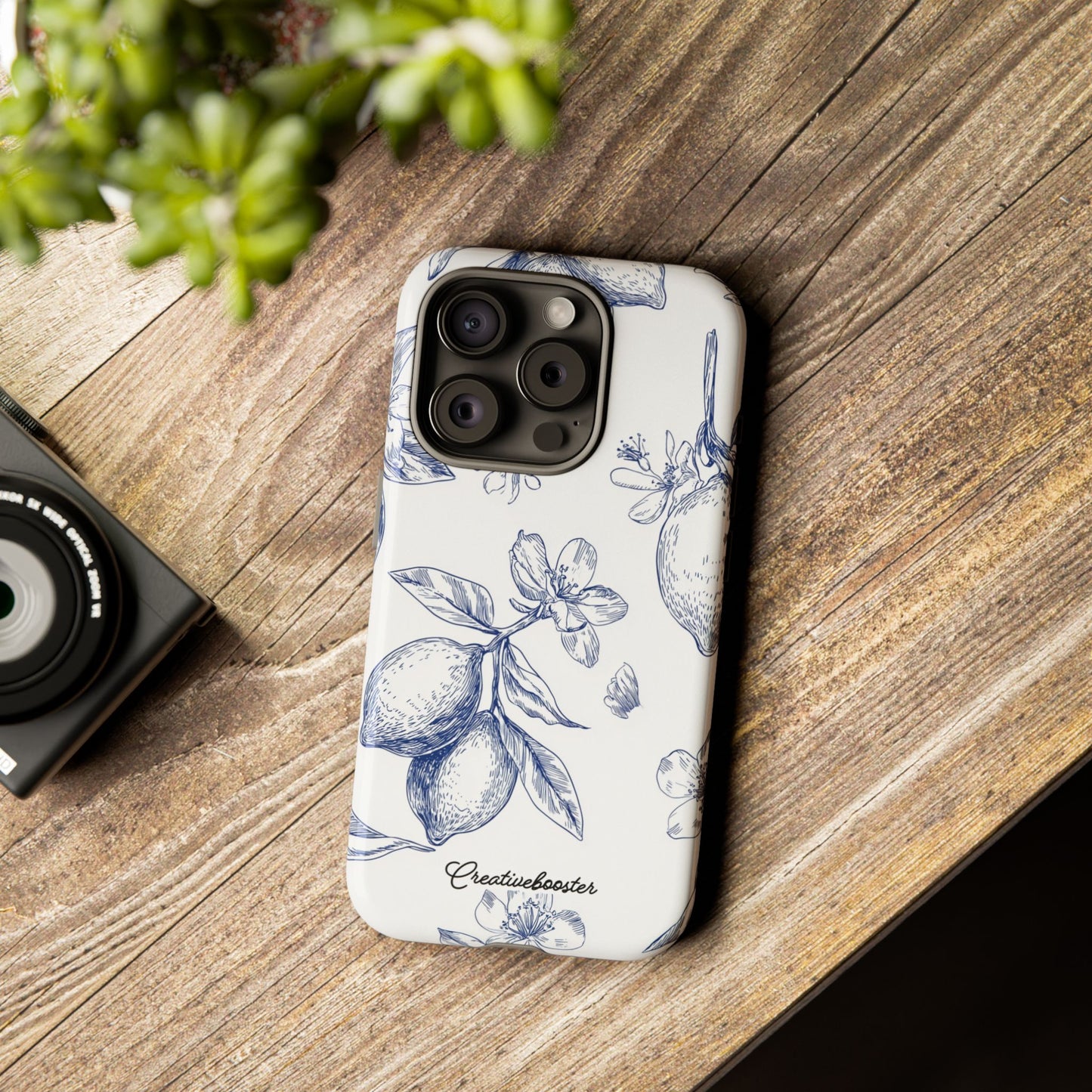 Indigo Sketch - Tough Phone Case