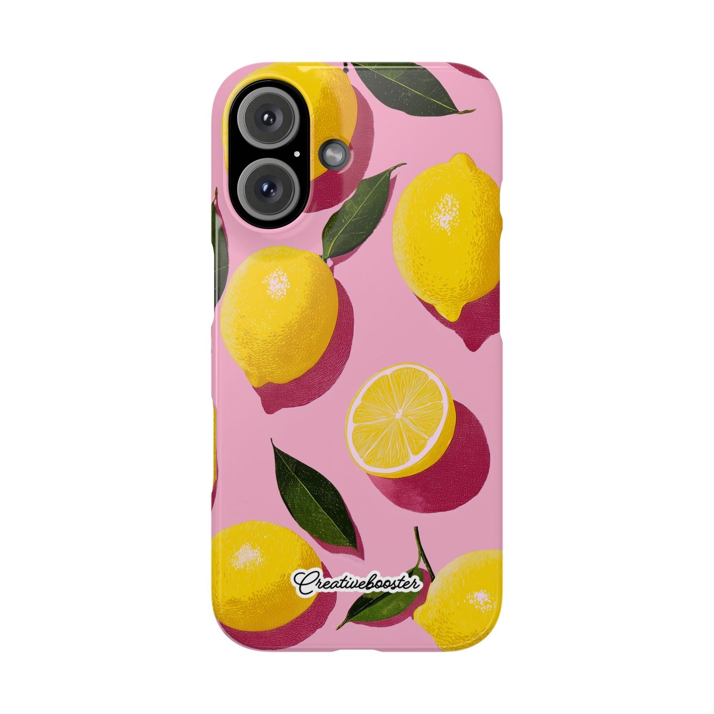 Retro Lemon - Slim Phone Case