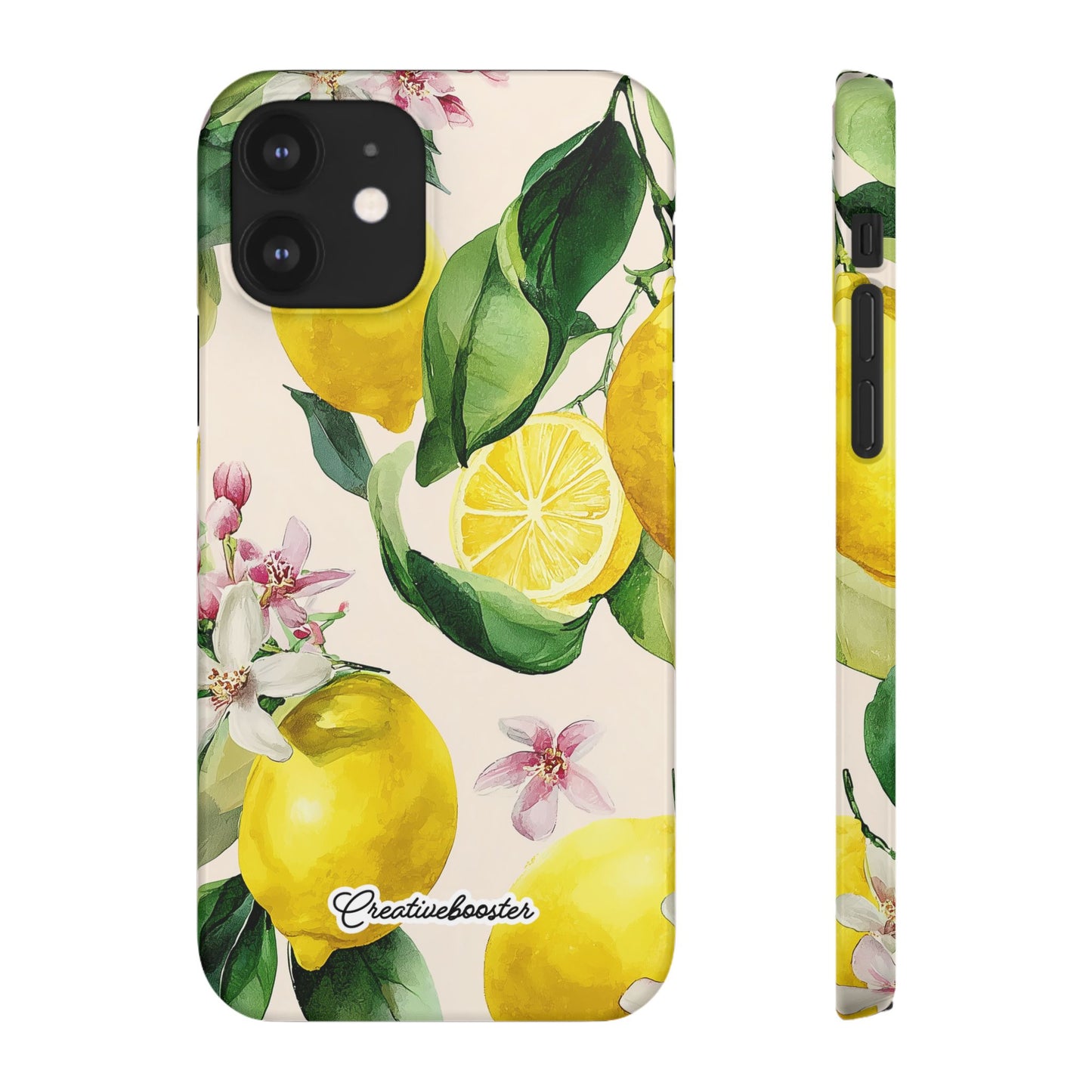 Lemon Blossom - Slim Phone Case