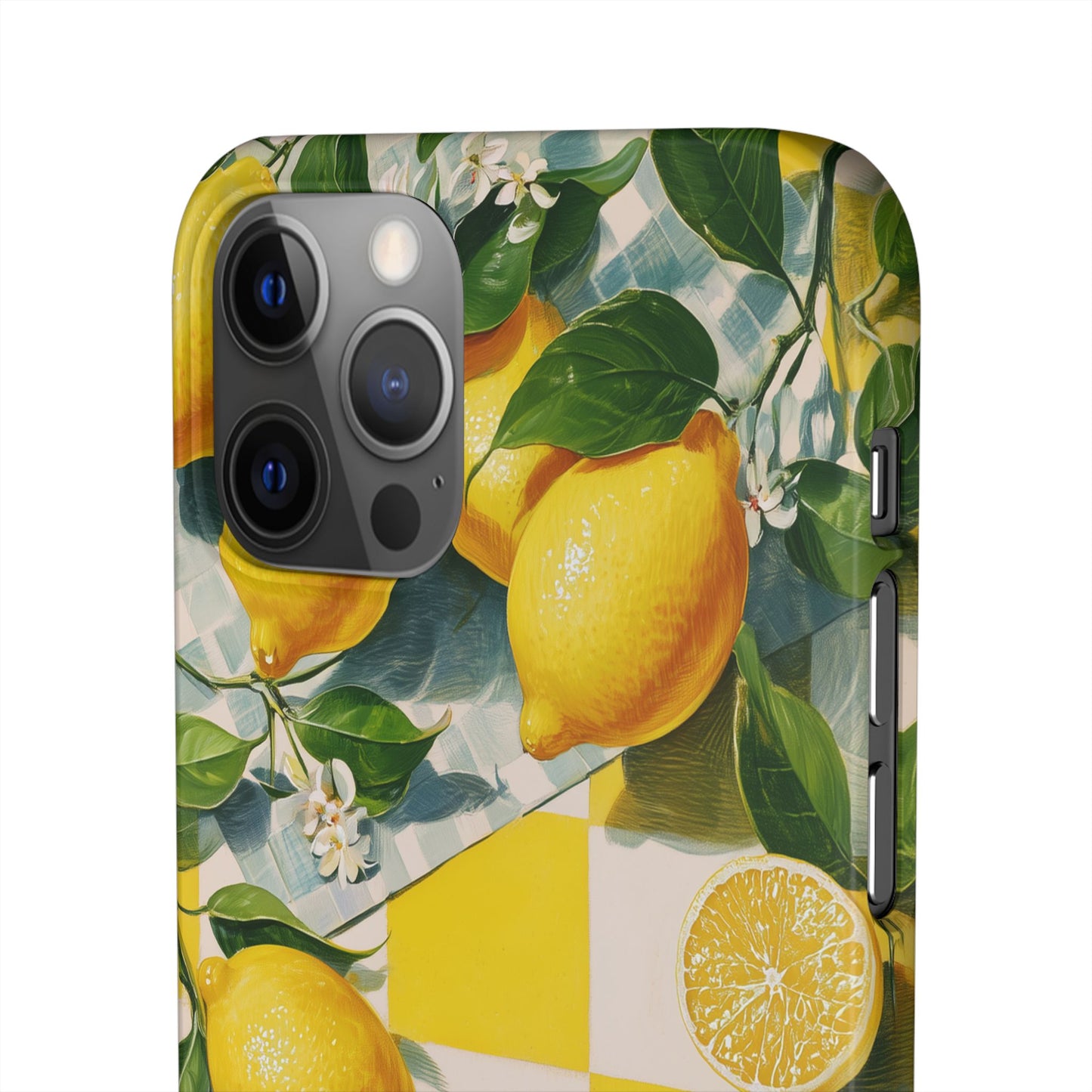 Picnic Lemon - Slim Phone Case