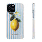 Ribbon Lemon - Slim Phone Case